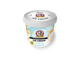 Frozen yogurt with orange (sugar free) 175ml