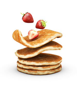 Pancakes με πραλίνες Mikel
