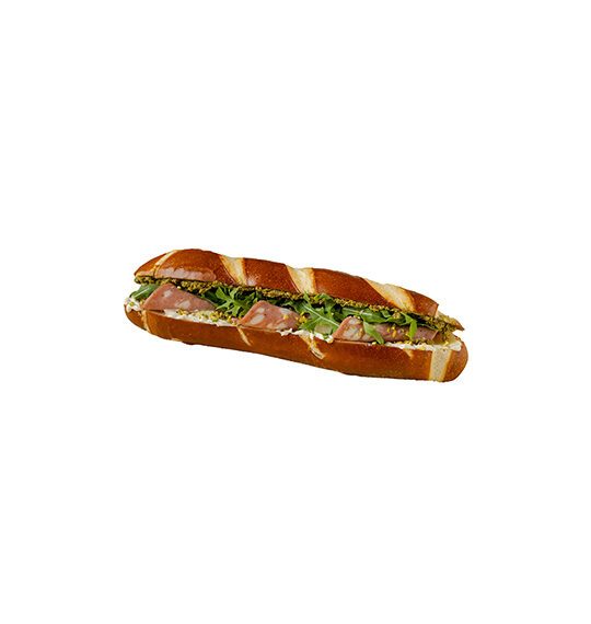 Pretzel Mortadella