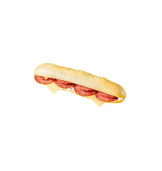Wheat Baguette with air-dried Salami